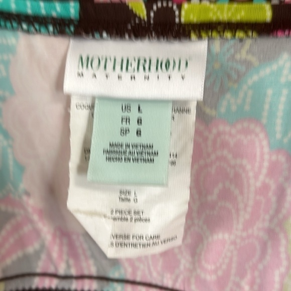 MOTHERHOOD Tankini Swim Top Sz Large - Picture 6 of 6